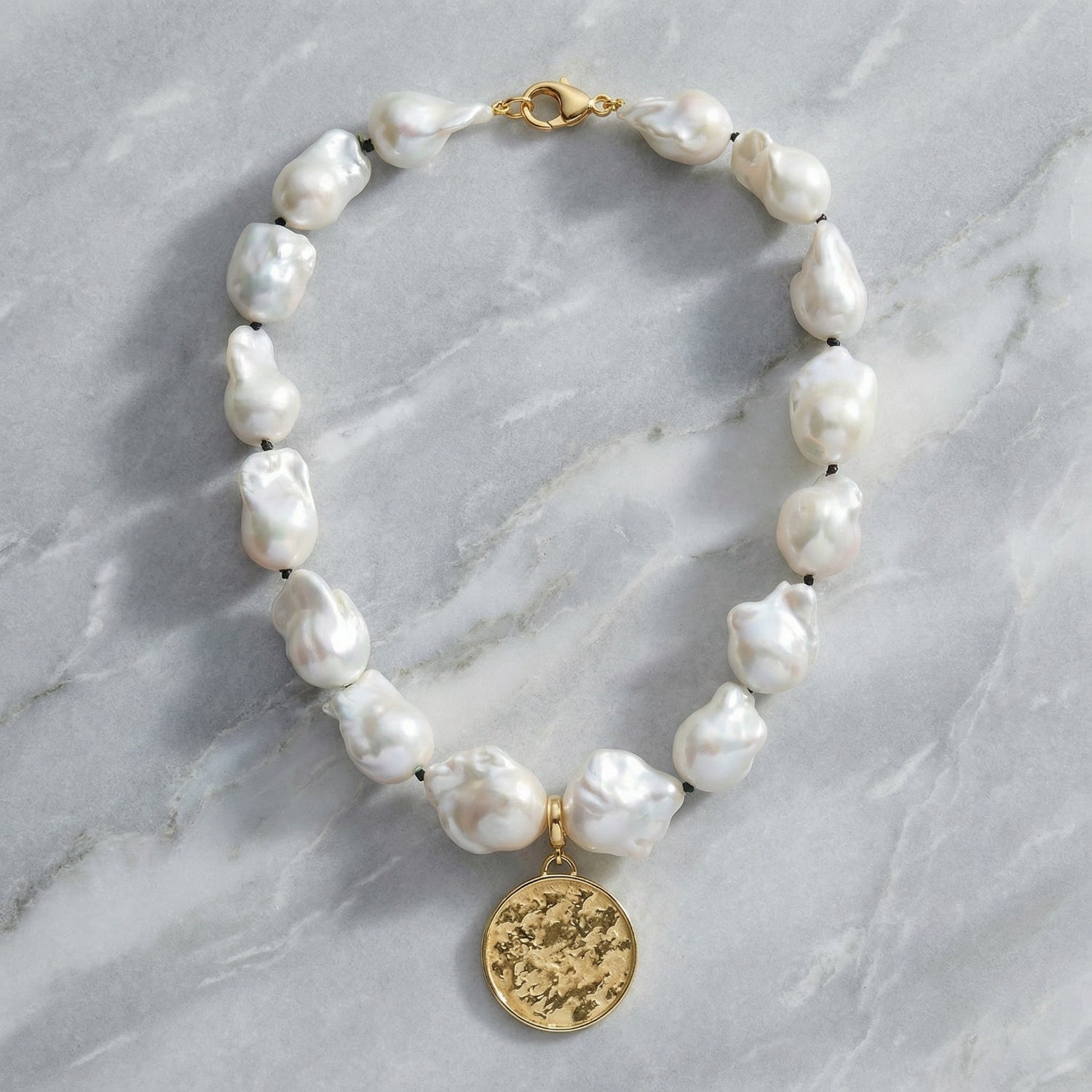 Gold Sun Disc Charm Pendant 27mm