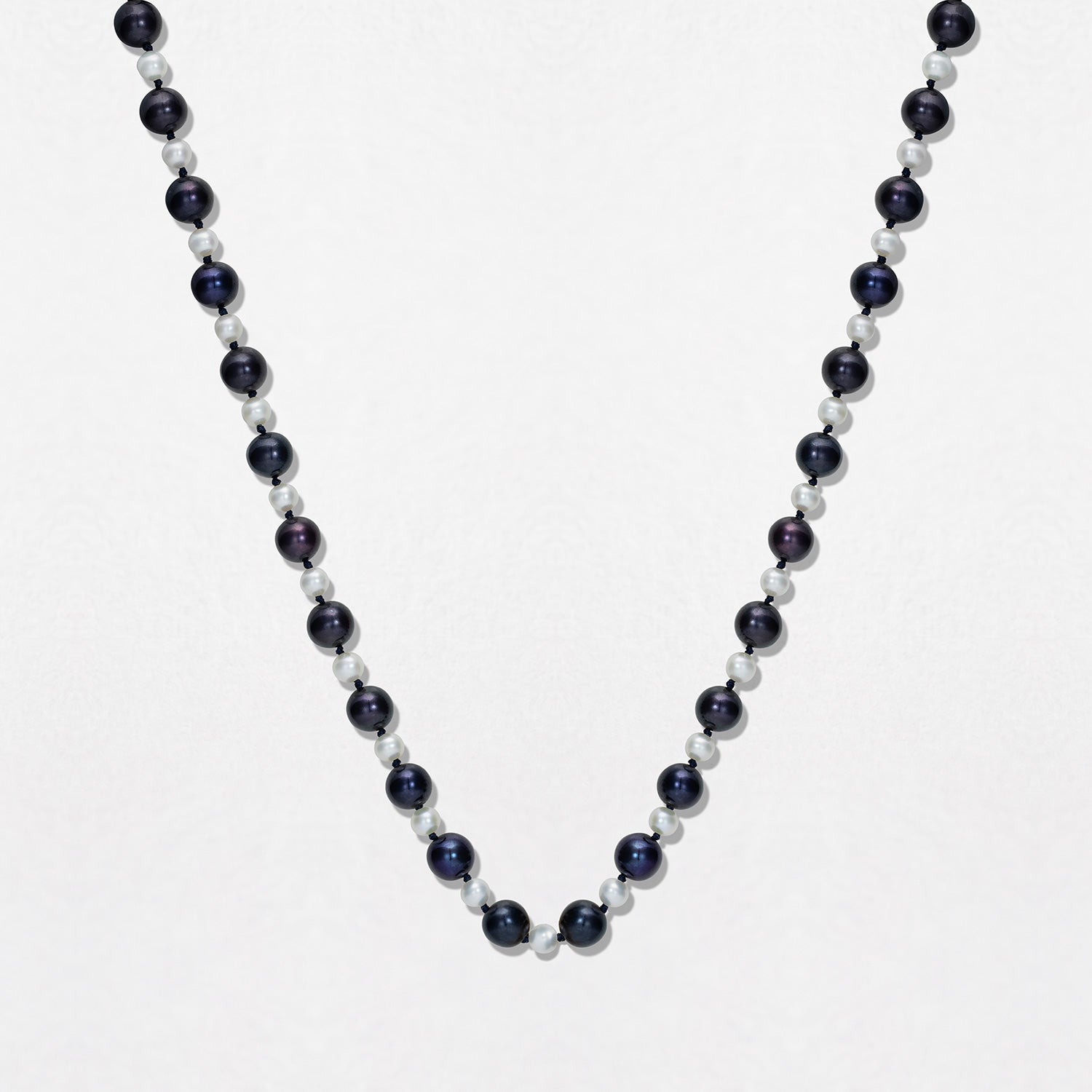 Pearl Pebble Monochrome Necklace