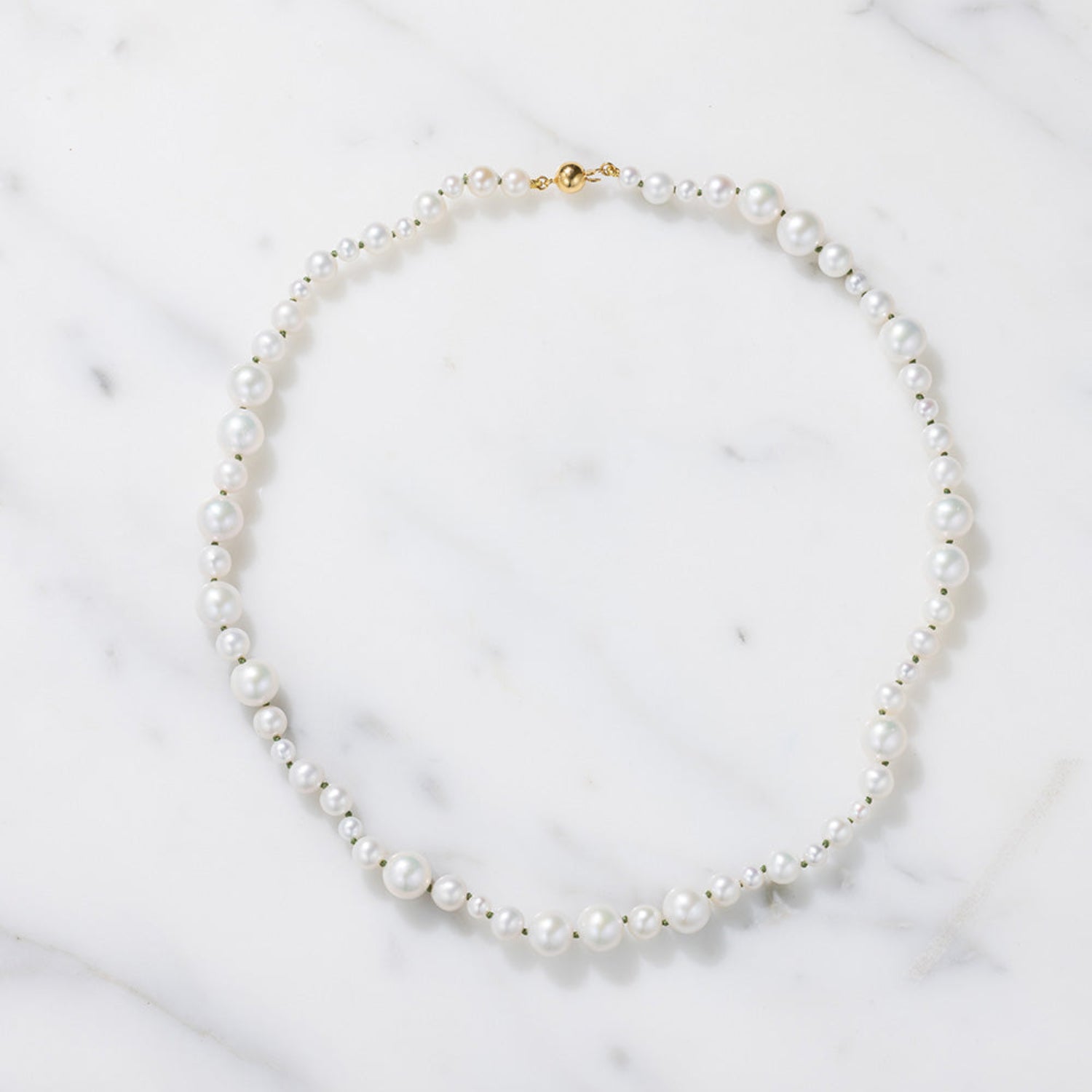 Pebble Pearl 17" Necklace IV