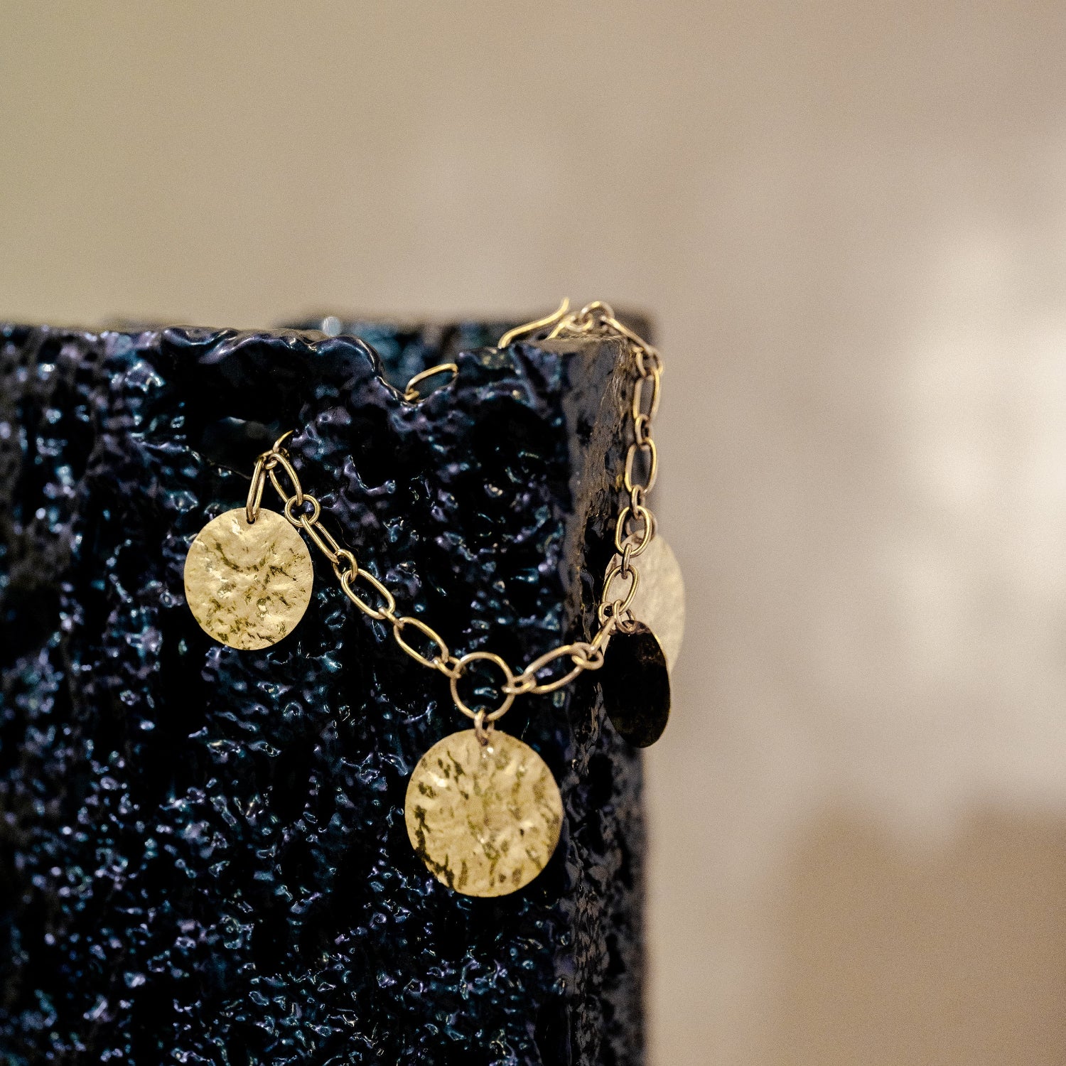 Sun Disc Charm Bracelet