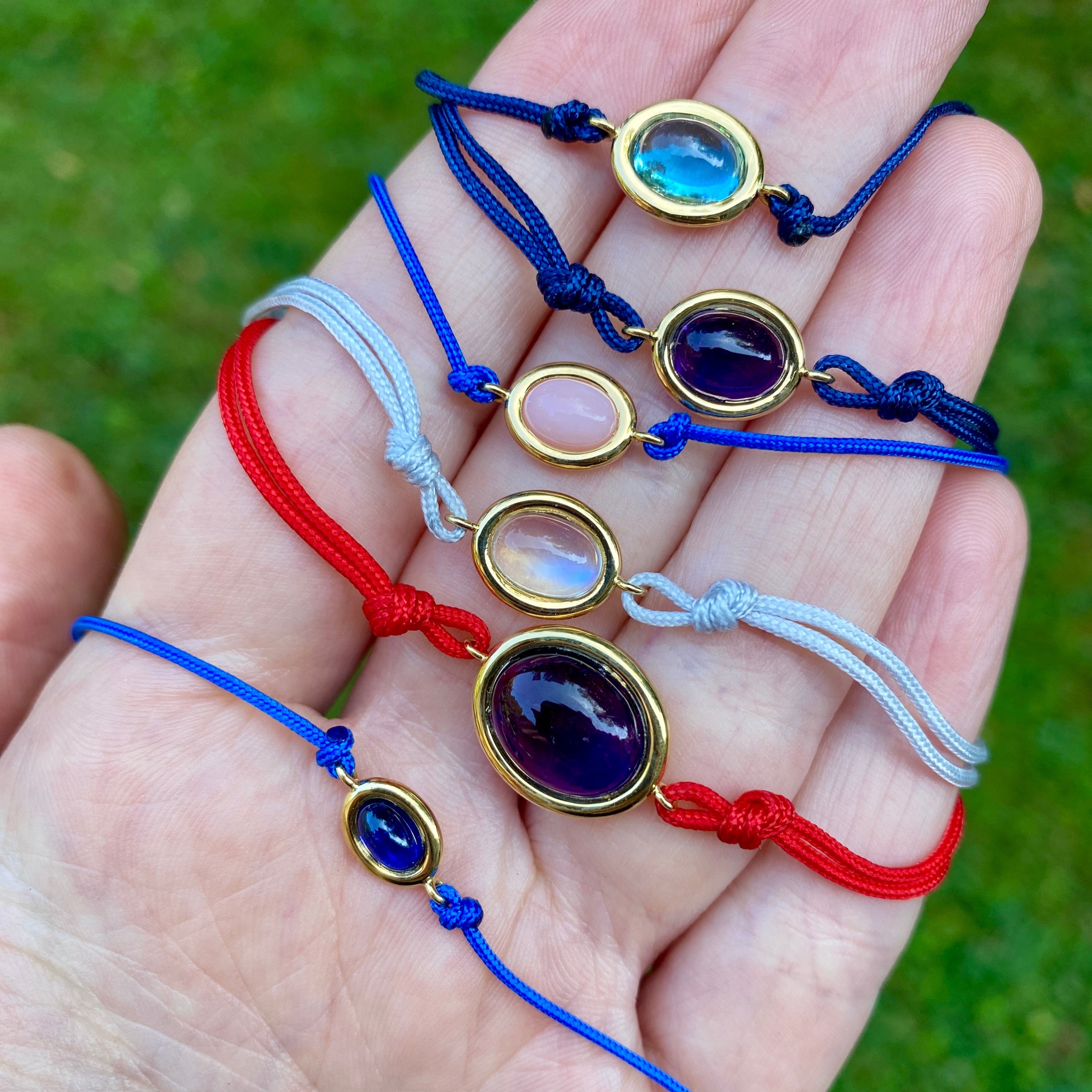 Amethyst Pebble Bracelet