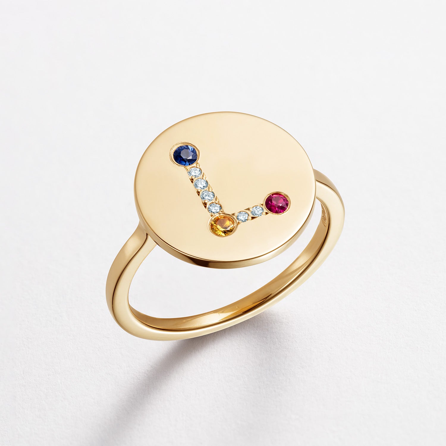 Signature Alphabet Birthstones Ring