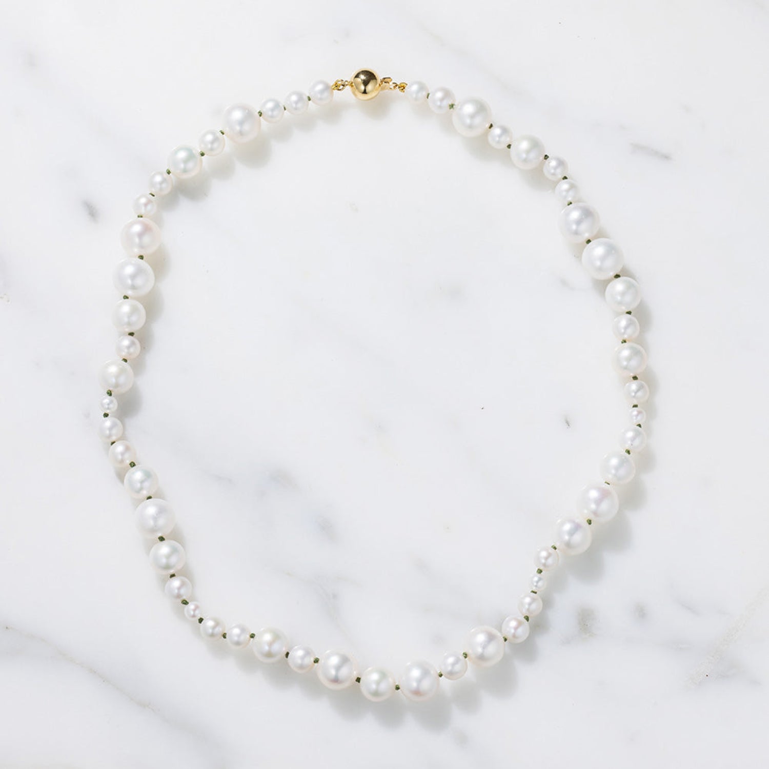 Pebble Pearl 17" Necklace III